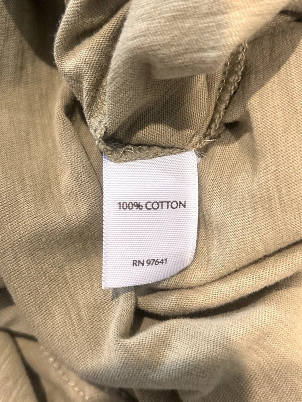 J. Jill Short Sleeve V-Neck Tee in Tan - Picture 12 of 12